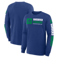 Fanatics Vancouver Canucks Goal Crease Long Sleeve Shirt