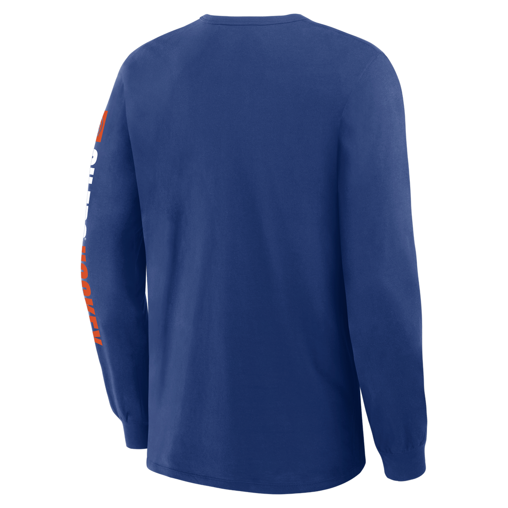 Fanatics Edmonton Oilers Goal Crease Long Sleeve Shirt