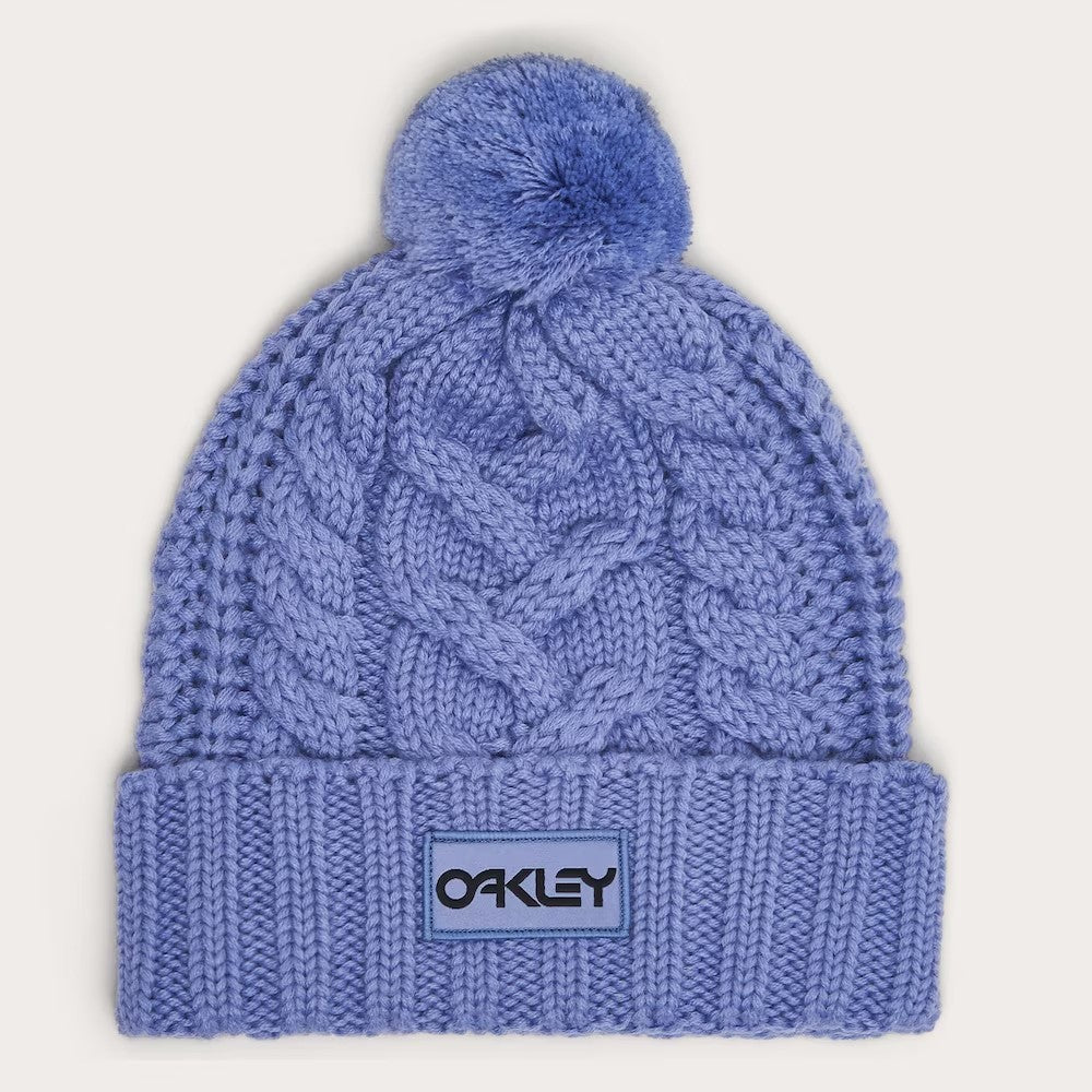 Oakley Harper Pom Beanie - New Lilac - front