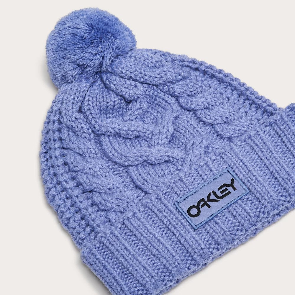 Oakley Harper Pom Beanie - New Lilac - detail