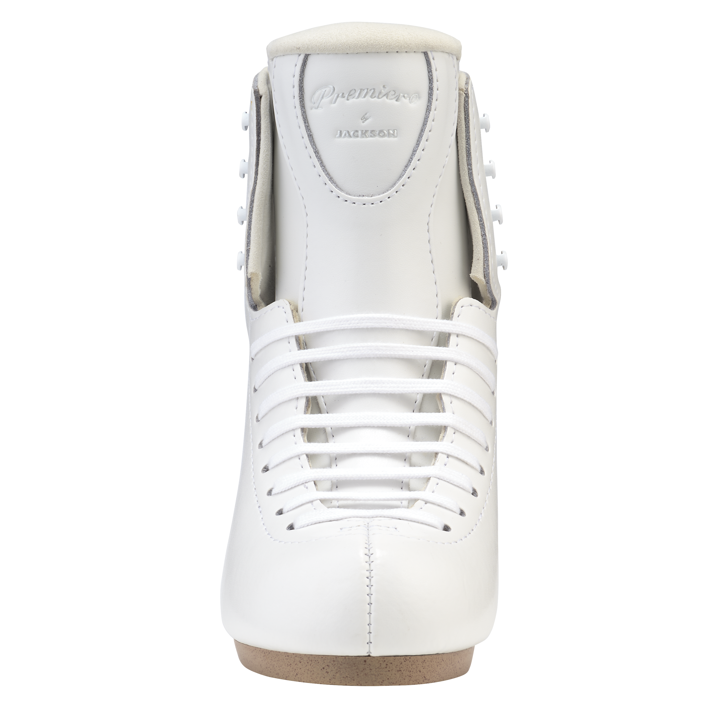Jackson Premiere FS2850 women's figure skating boot, white, front view