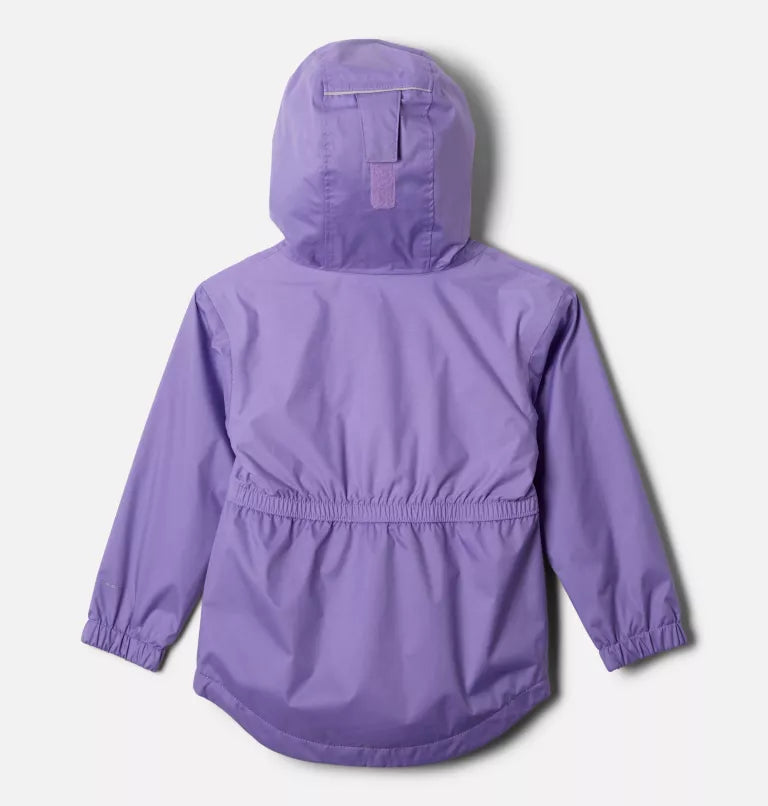 Columbia Girls' Toddler Rainy Trails II Fleece Lined Rain Jacket