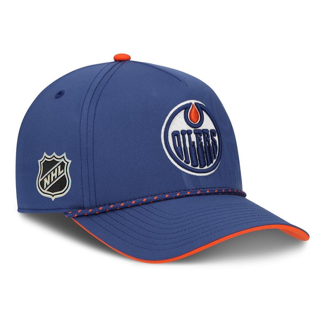 Fanatics Edmonton Oilers NHL Draft 2026 Adjustable Hat - side