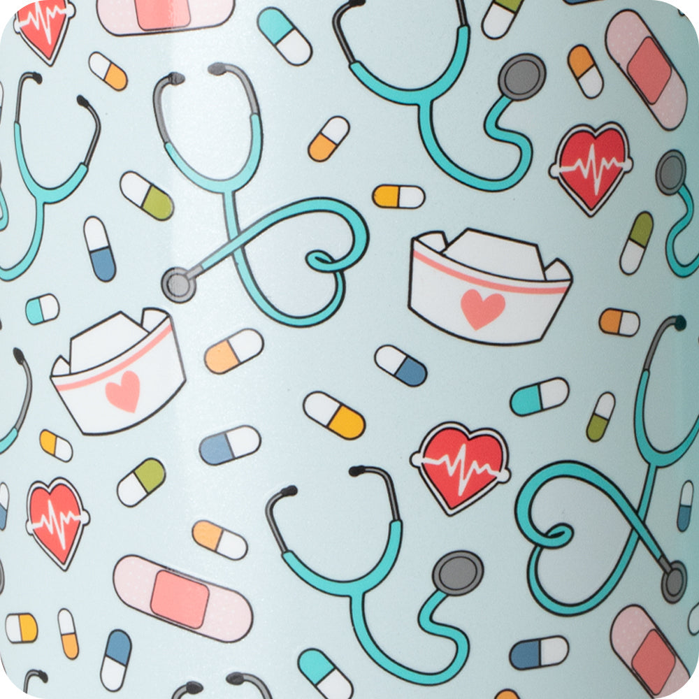 Swig 30oz Mega Mug - SCRUB LIFE, print detail