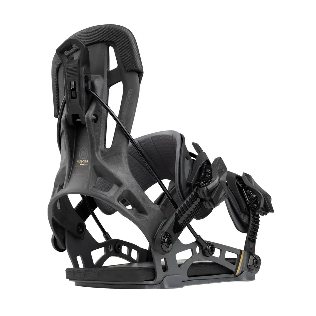 Nidecker Flow NX2 Carbon Snowboard Binding - Black, front view