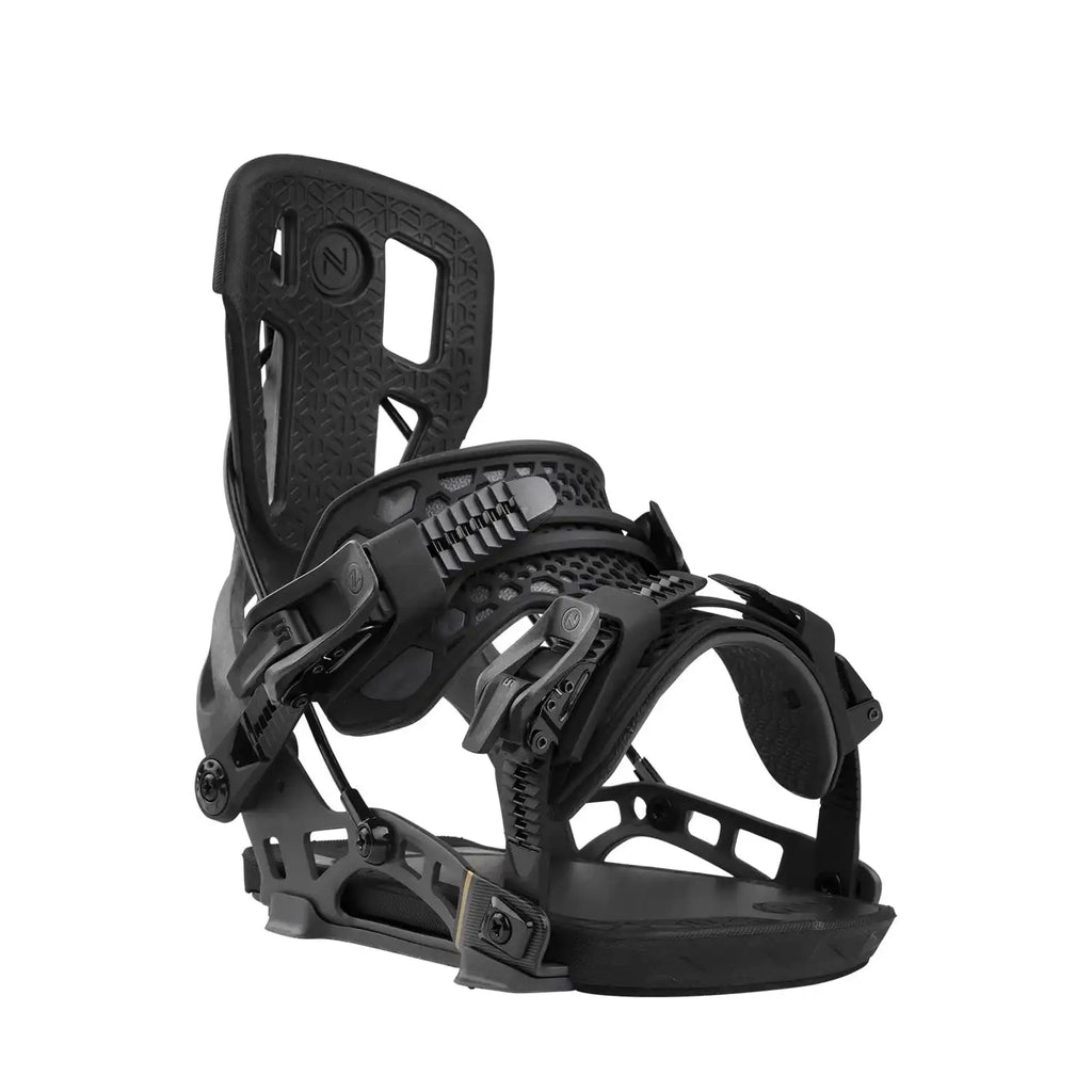 Nidecker Flow NX2 Carbon Snowboard Binding - Black, side view