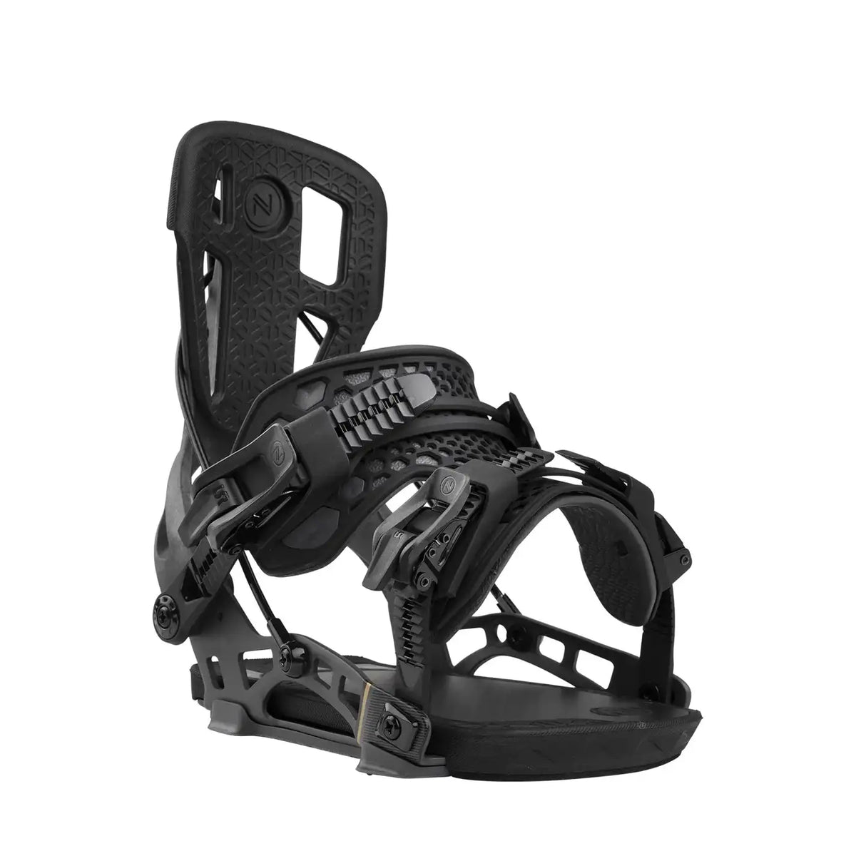 Nidecker Flow NX2 Carbon Snowboard Binding - Black, side view