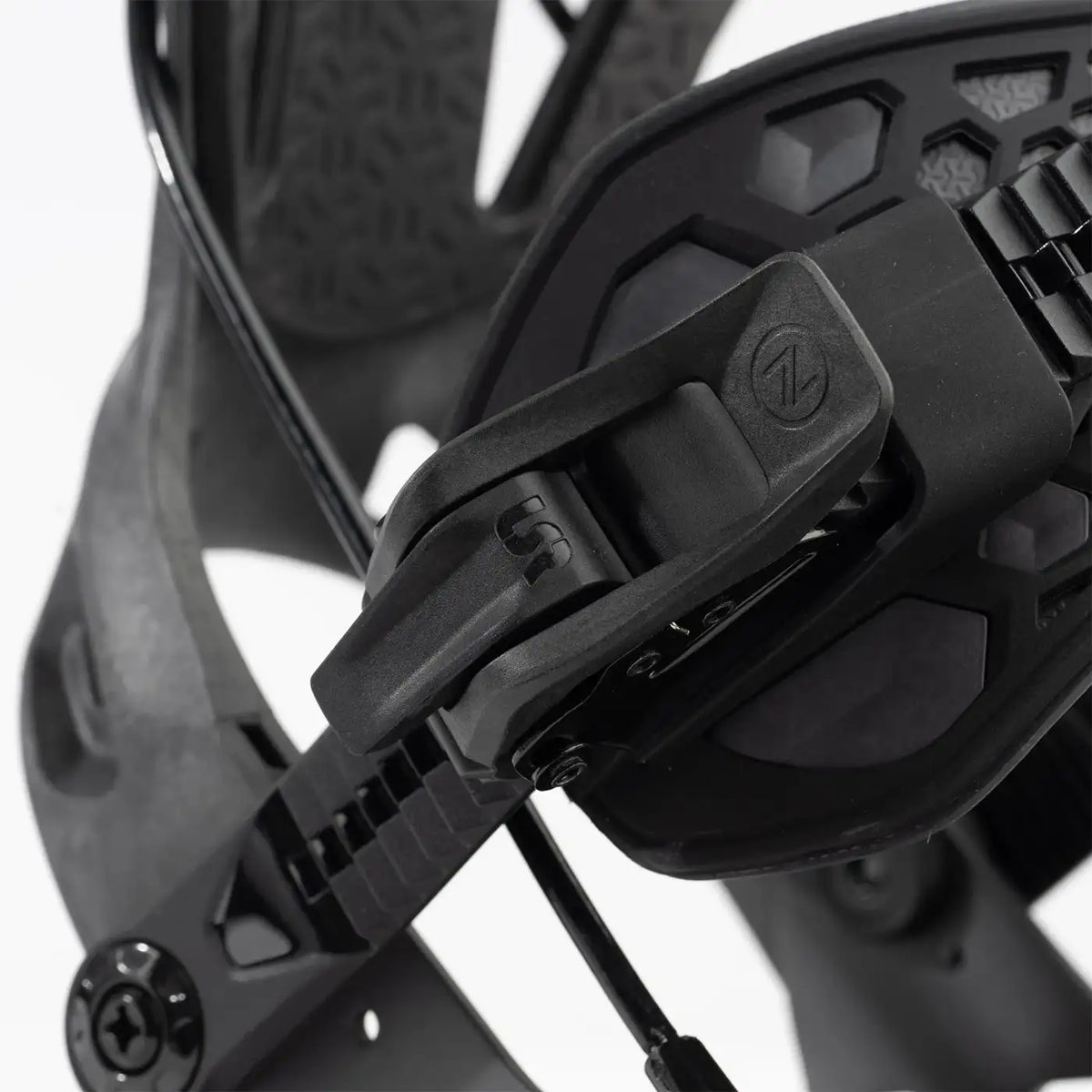 Nidecker Flow NX2 Carbon Snowboard Binding - Black, detail view