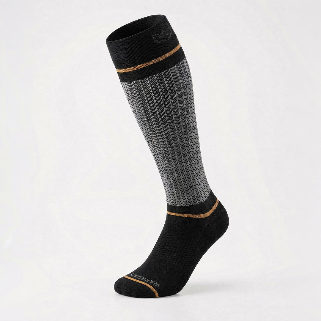 Warroad Flying Eagle Cut Resistant Sock - Black - front view