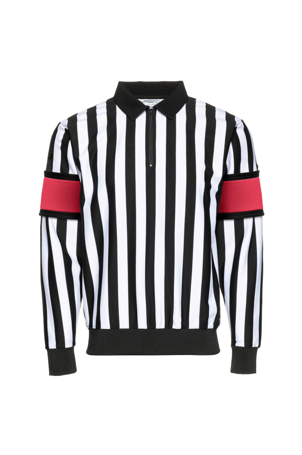 Force Referee Armband red on officiating jersey