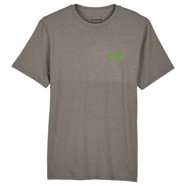 Fox Taunt Premium Short Sleeve Tee - Heather Graphite - Front
