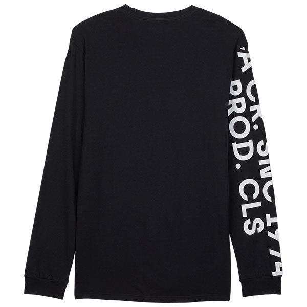 Fox Barge Premium Long Sleeve Tee - Black - Back