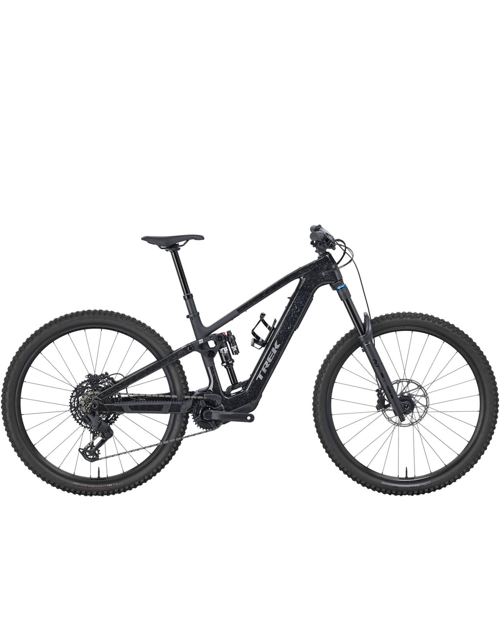 Trek Fuel+ EX 9.7 Gen 2 Electric Mountain Bike - Carbon Smoke, side