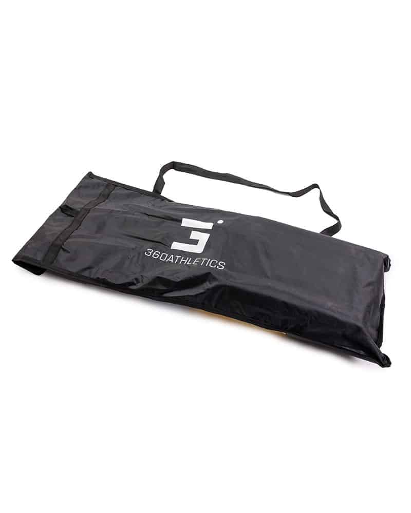 360 Athletics Quick Cricket Set - Yellow, carry bag back view