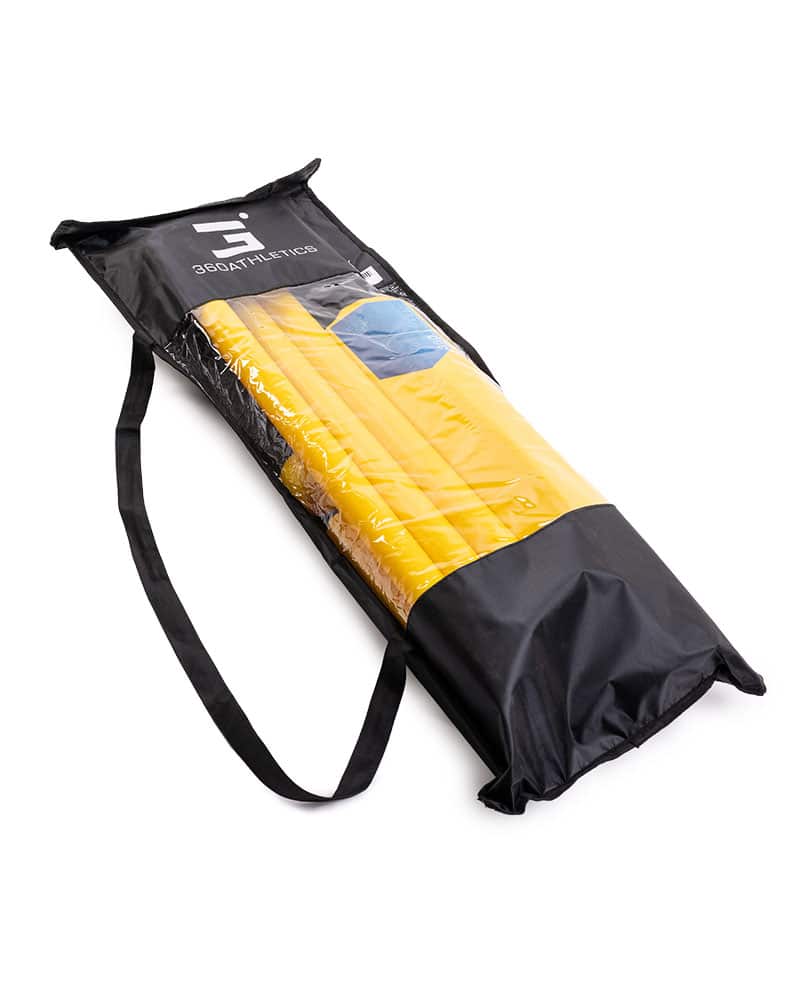 360 Athletics Quick Cricket Set - Yellow, packed in carry bag