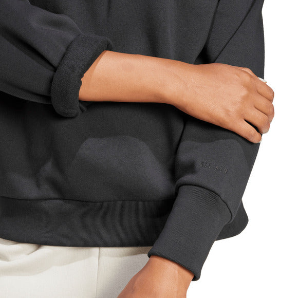 Adidas Women's ALL SZN Fleece Loose Quarter-Zip Sweatshirt