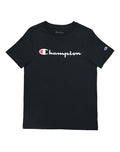 Champion Big Kids' Script Logo T-shirt