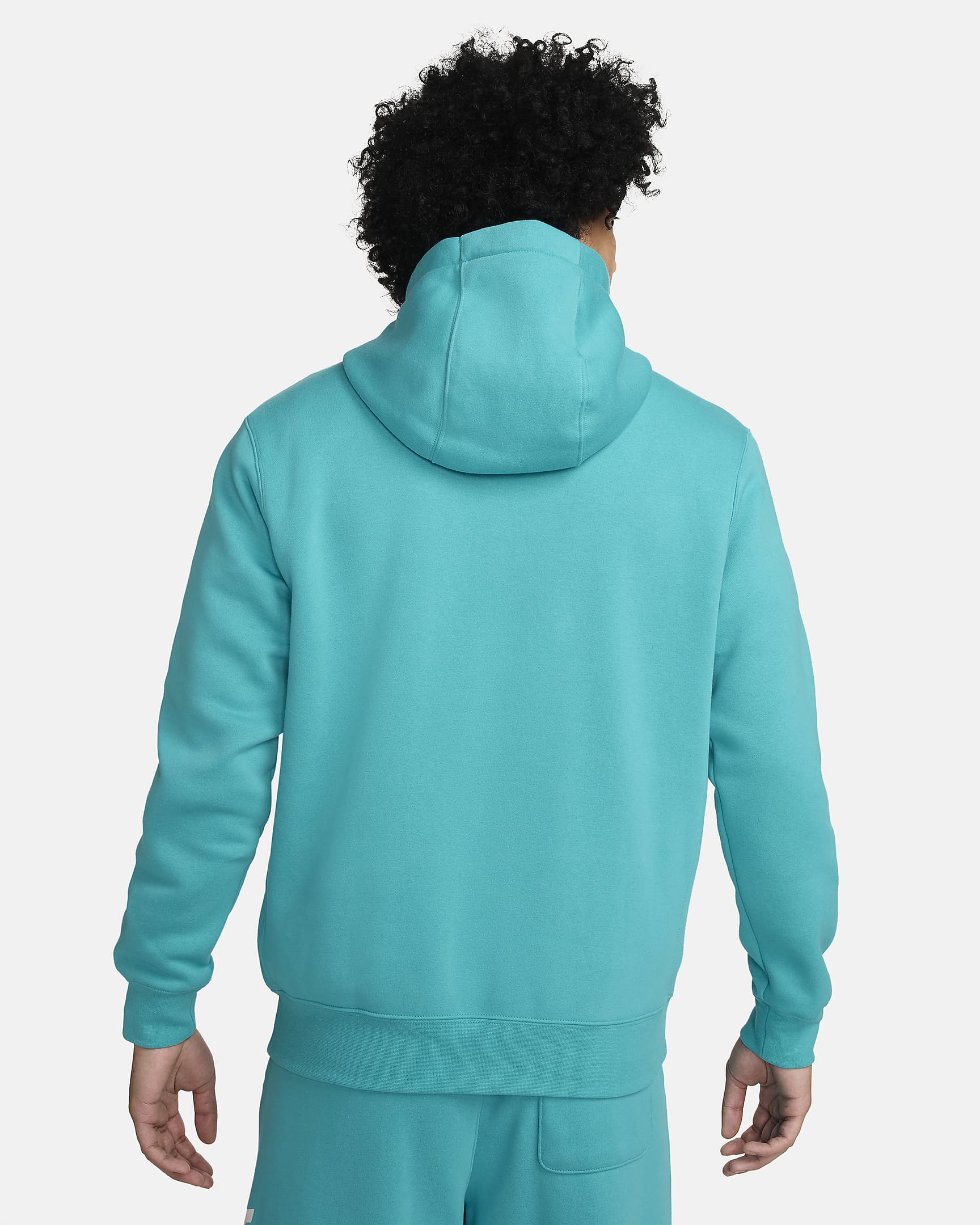 Nike club hoodie navy best sale