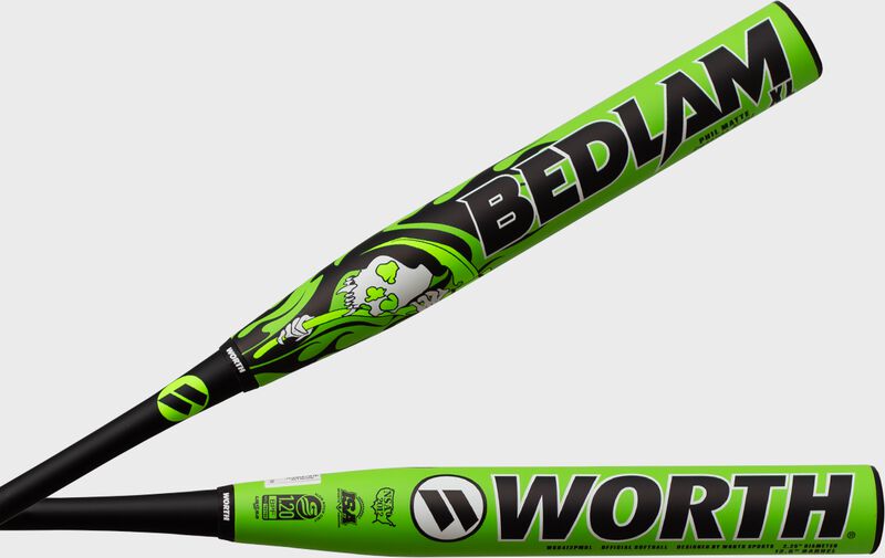Worth 2024 Bedlam Phil Matte 12.5" XL USSSA Bat