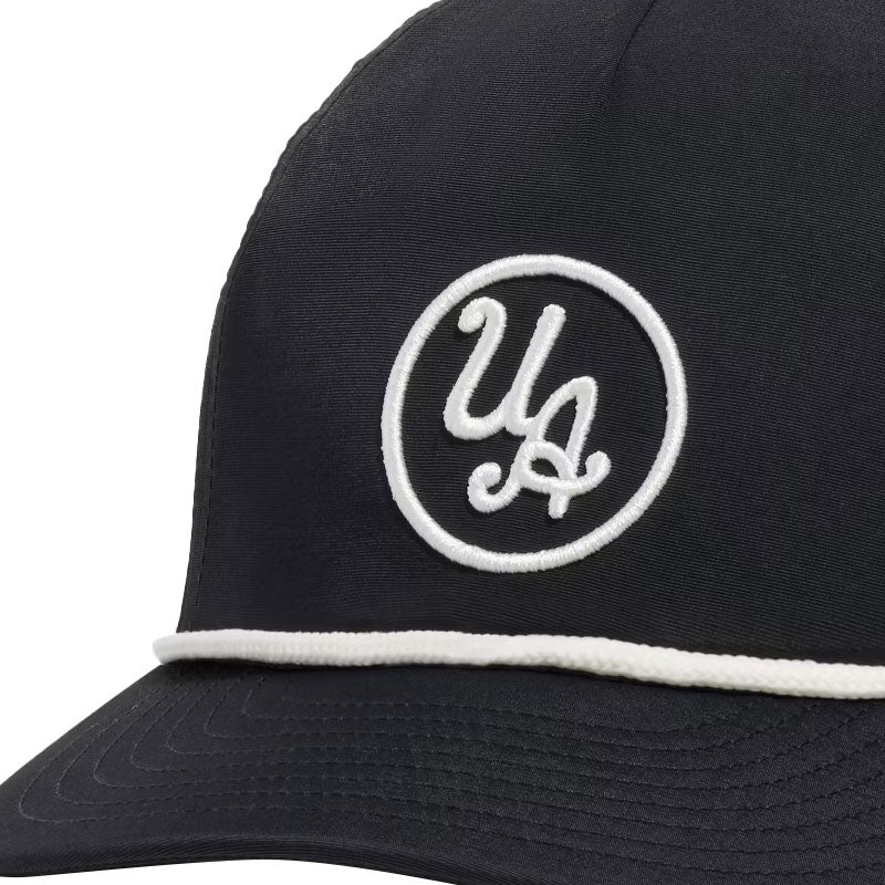 Under Armour Drive 5-Panel Snapback Cap - Black logo detail