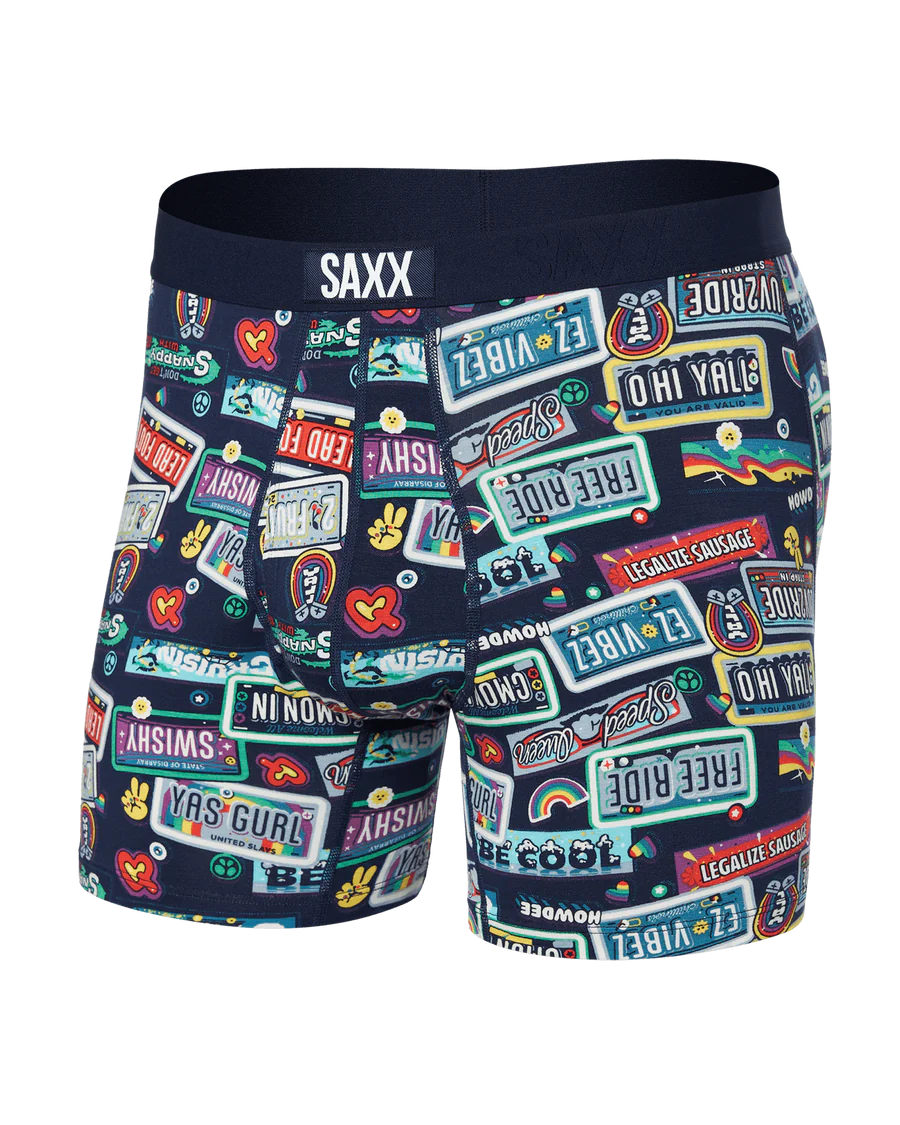 Ultra Boxer Brief - Vanity Plates-Maritime