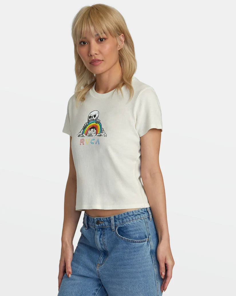 Women's Rainbow Skull T-Shirt