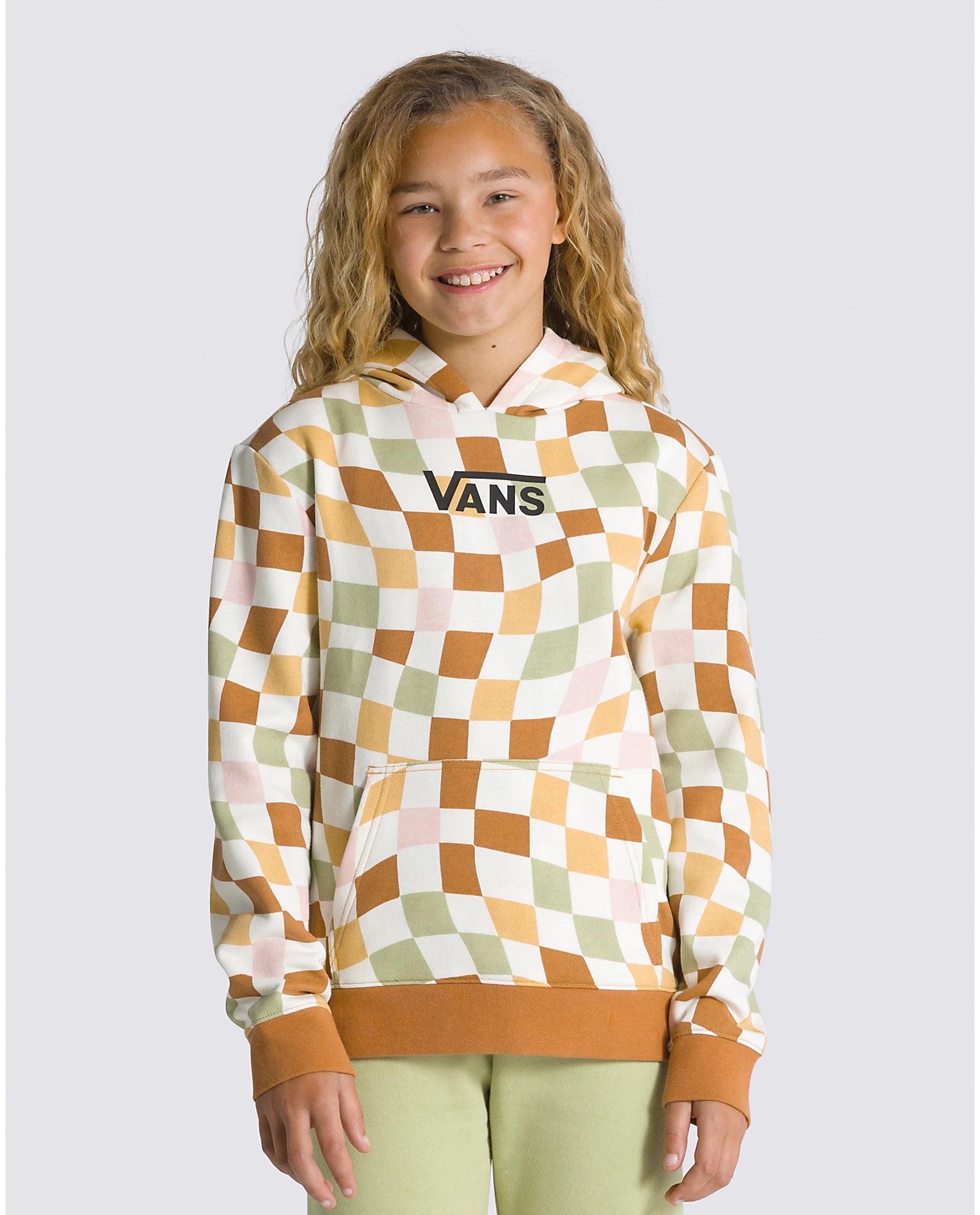 Vans Kids Wavy Check Pullover Hoodie Ernie s Sports Experts