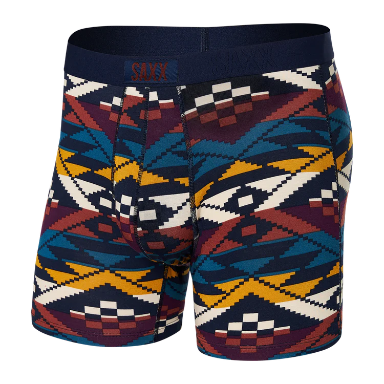 Saxx Vibe Boxer Brief - Asher Geo Ocean Multi – Ernie's Sports Experts