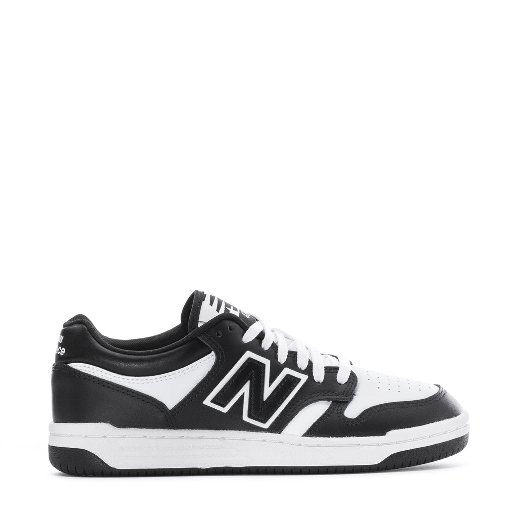 New Balance Kid's 480 Sneakers - Black/White/Black