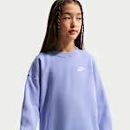 Nike Girls Sportswear Club Fleece Oversized Sweater