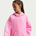 Nike Girl's Youth Sportswear Studio Fleece Oversized Pullover Hoodie