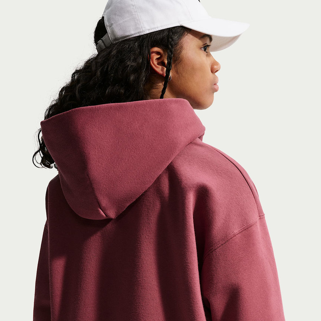 Nike Girl's Youth Sportswear Studio Fleece Oversized Pullover Hoodie