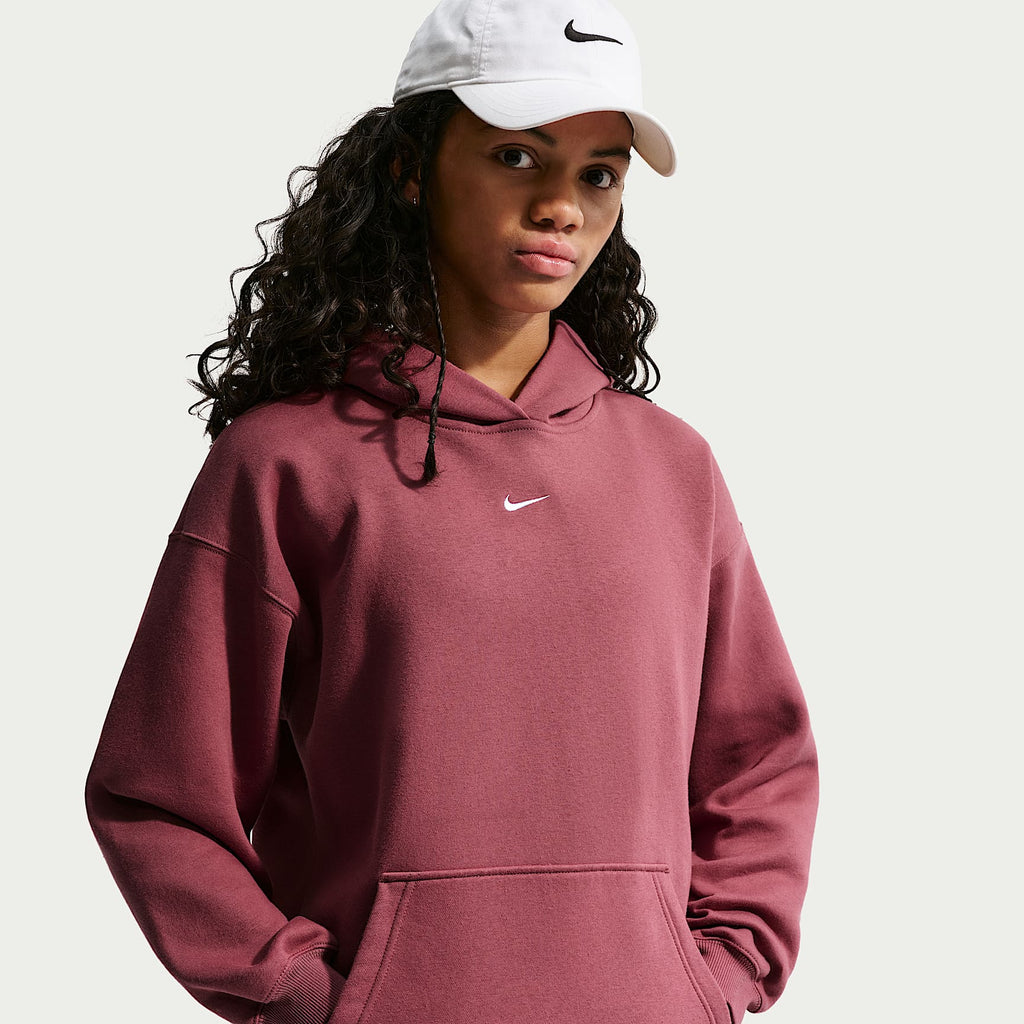 Nike Girl's Youth Sportswear Studio Fleece Oversized Pullover Hoodie
