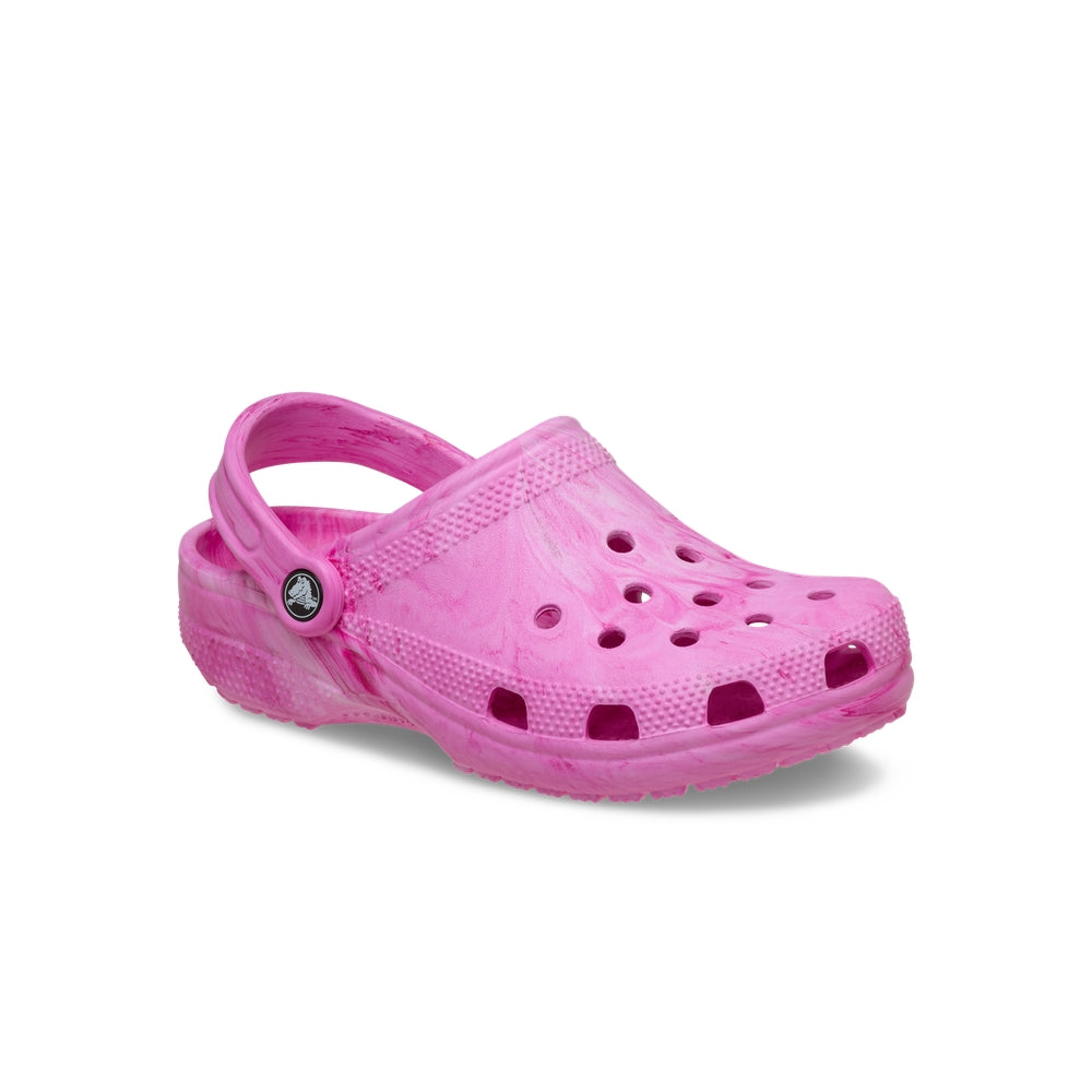Crocs Classic Watercolor Marbled Clog Pink Swirl side