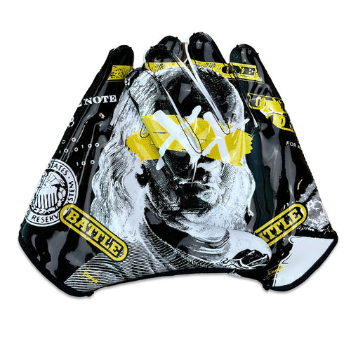 "Benjamin XX" Adult Doom Speed Receiver Football Gloves - BENJAMIN XX