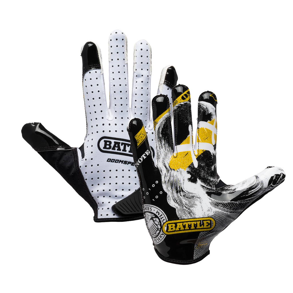 "Benjamin XX" Adult Doom Speed Receiver Football Gloves - BENJAMIN XX