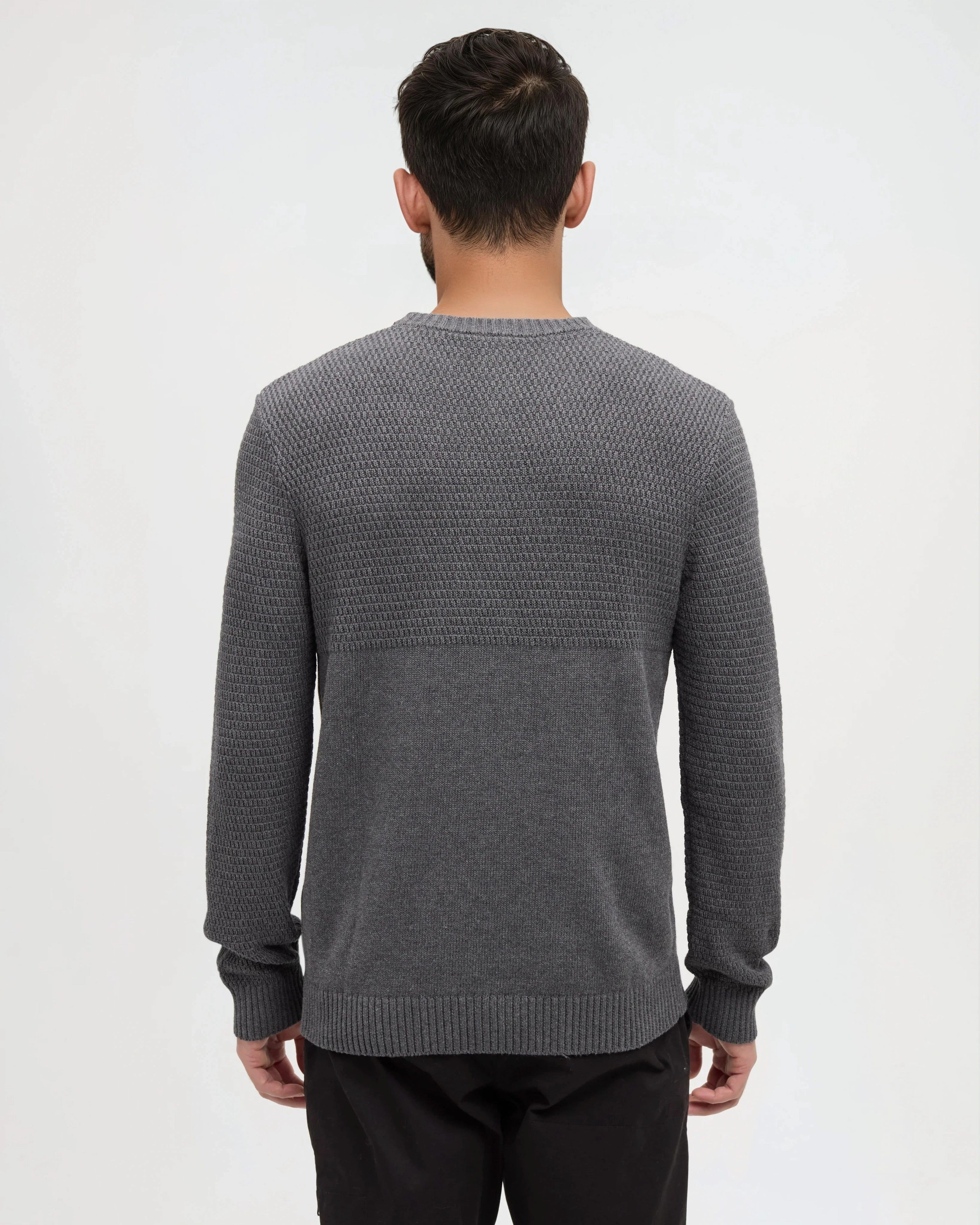Tentree Lincoln Sweater - DARK GREY HEATHER