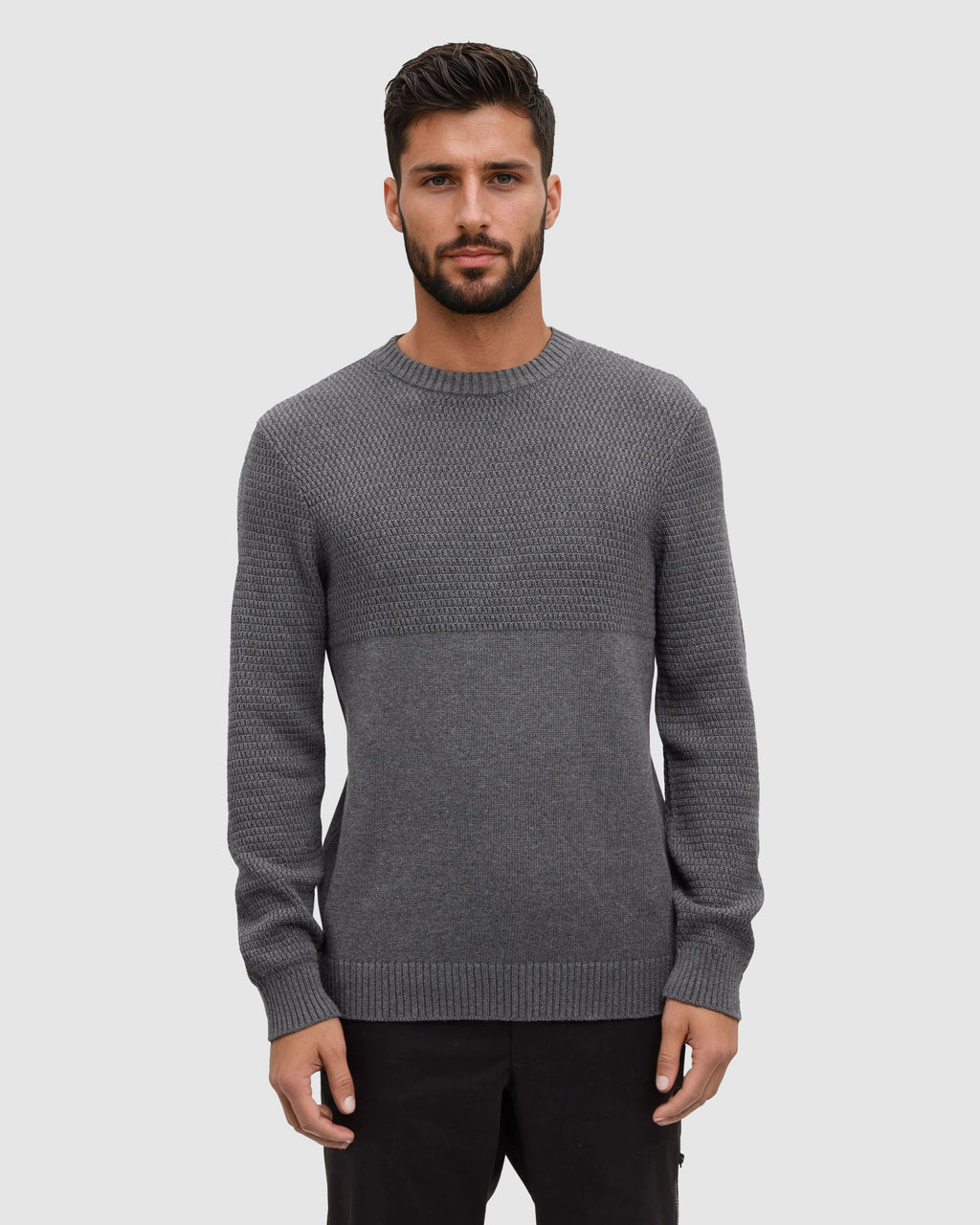 Tentree Lincoln Sweater - DARK GREY HEATHER