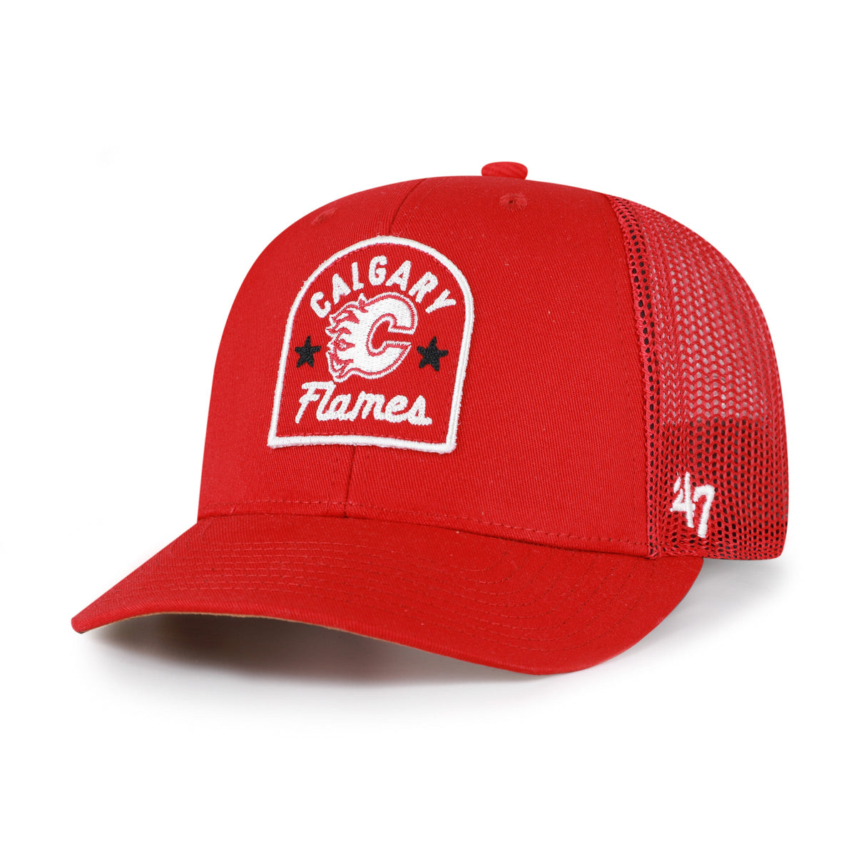 47 Brand Calgary Flames HPD Trucker Hat - Calgary Flames, front view