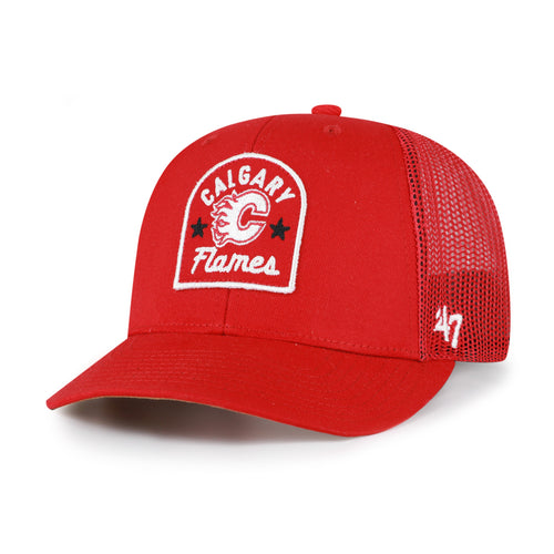 47 Brand Calgary Flames HPD Trucker Hat - Calgary Flames, front view