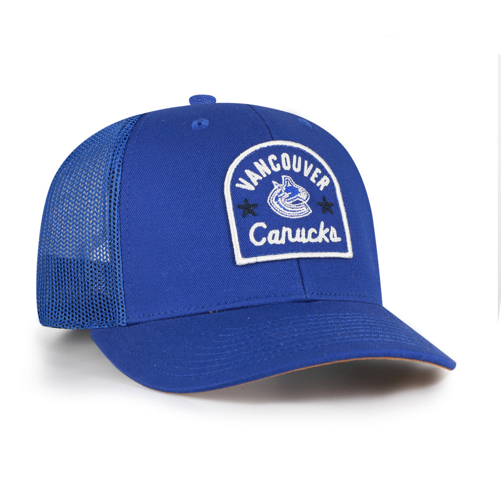 47 Brand Vancouver Canucks HPD Trucker Hat - Vancouver Canucks, angled front view