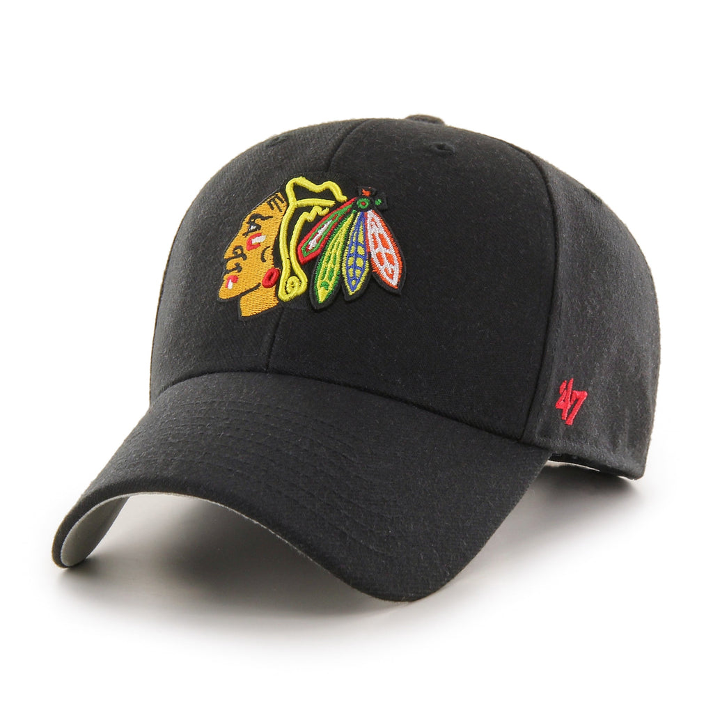 47 Brand Chicago Blackhawks MVP Adjustable Hat - Chicago Blackhawks, front view