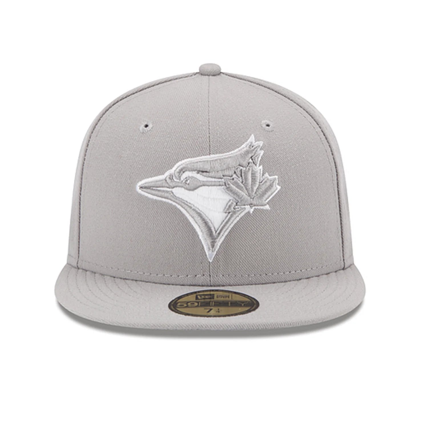 New Era Toronto Blue Jays Grey Basic 59FIFTY Fitted Hat
