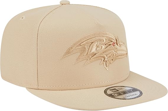 New Era Baltimore Ravens Light Beige Color Pack A-Frame 9FIFTY Snapback Hat