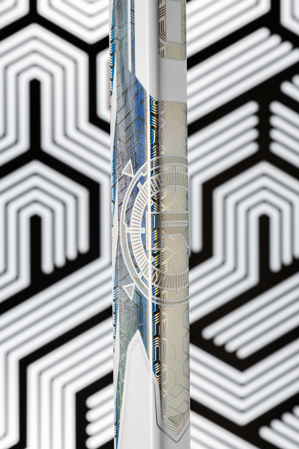 Junior PROTO-R Grip White Hockey Stick - 2024