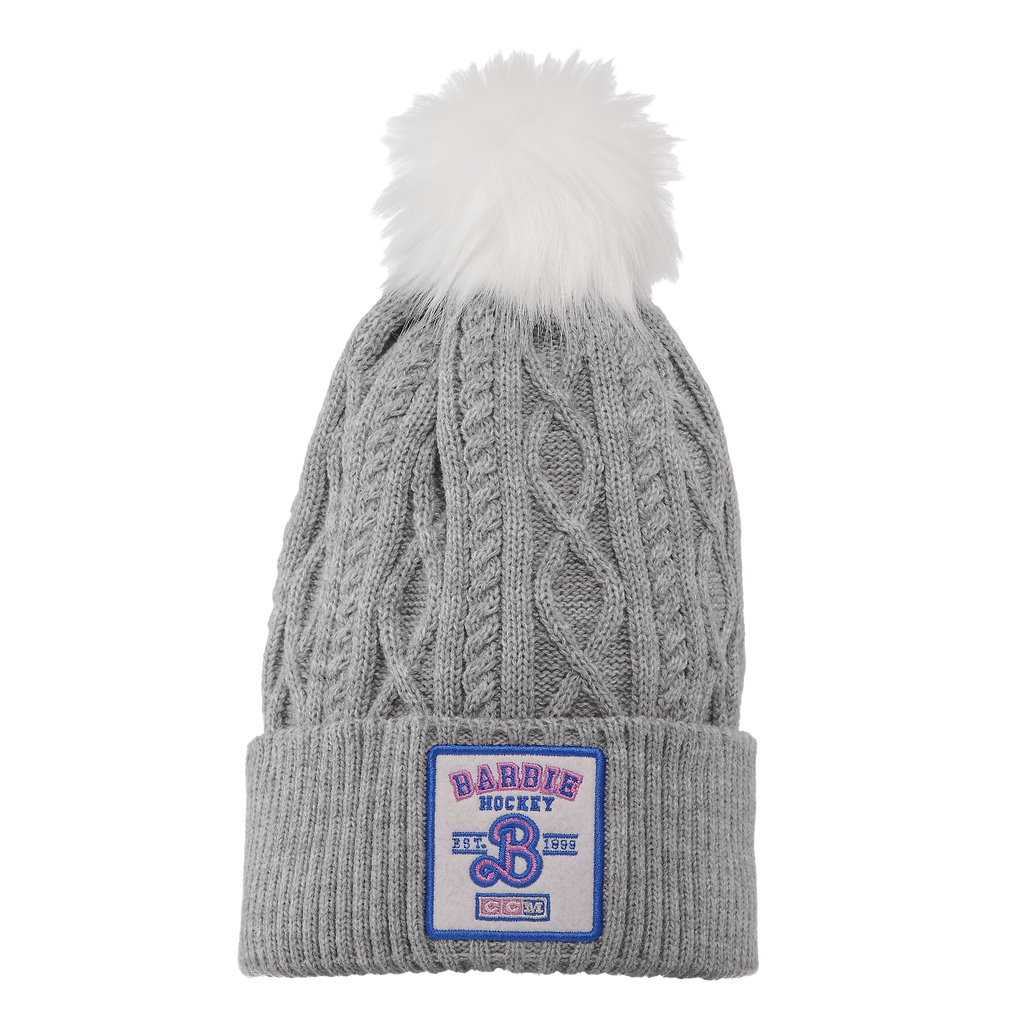 CCM Youth Barbie Toque - Grey, front view