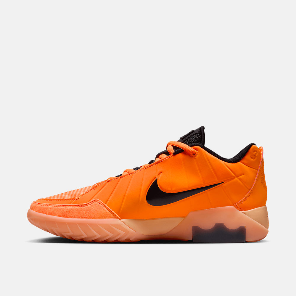 Nike LeBron Witness 9 basketball shoe, Total Orange, medial side