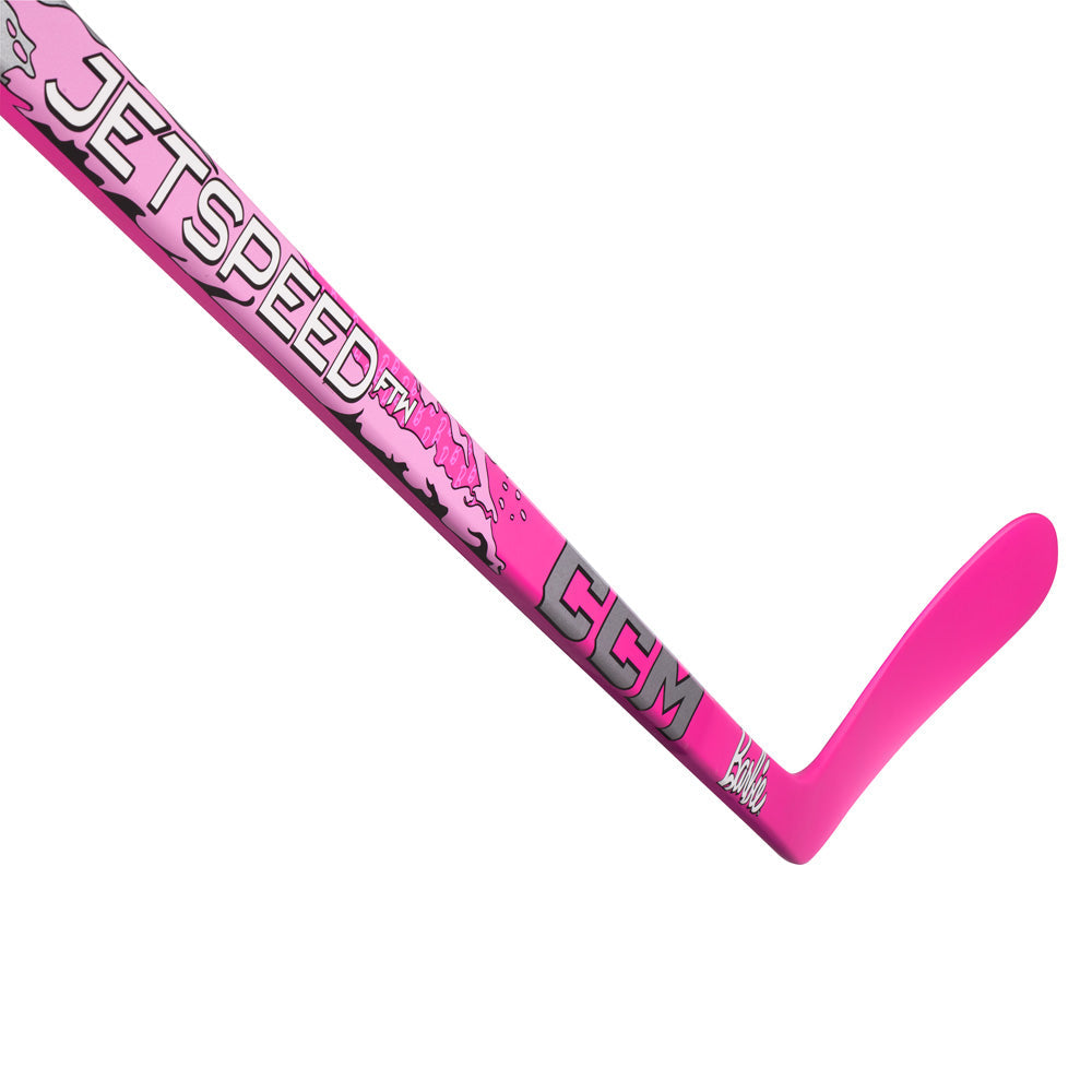 CCM Senior Barbie Edition Jetspeed FTW Pro Hockey Stick - blade detail