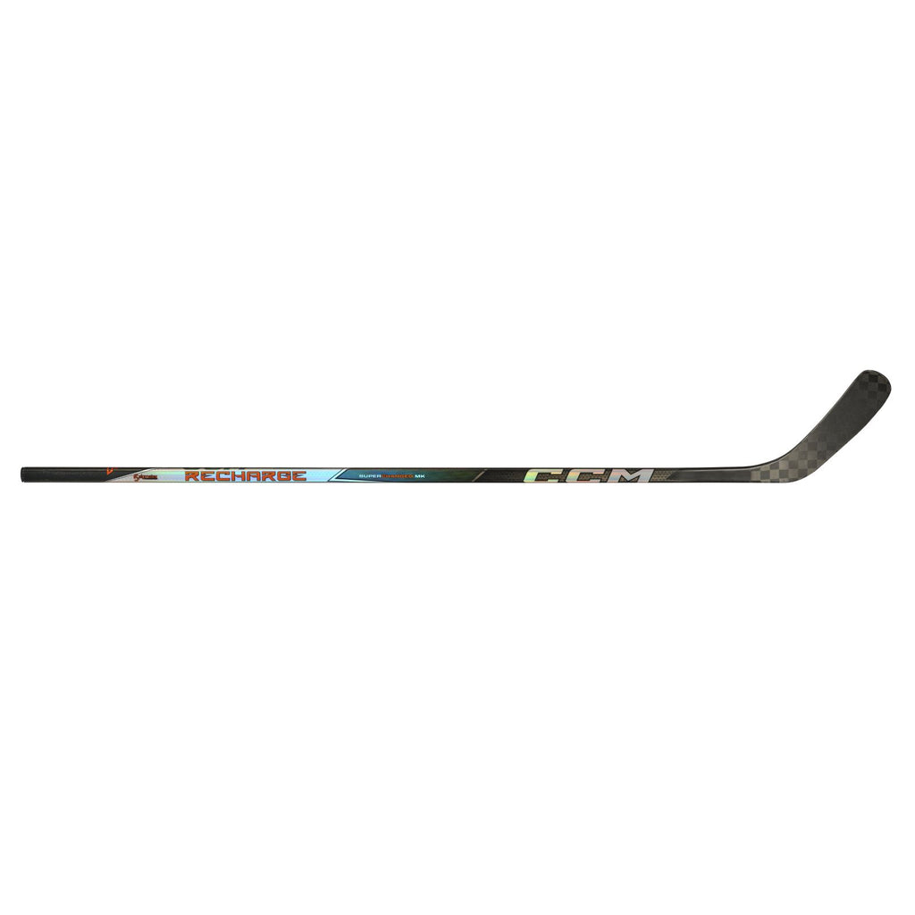 CCM Senior Tacks Recharge Hockey Stick - Black, side view