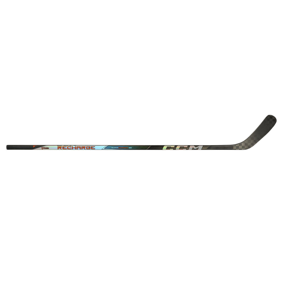 CCM Senior Tacks Recharge Hockey Stick - Black, side view
